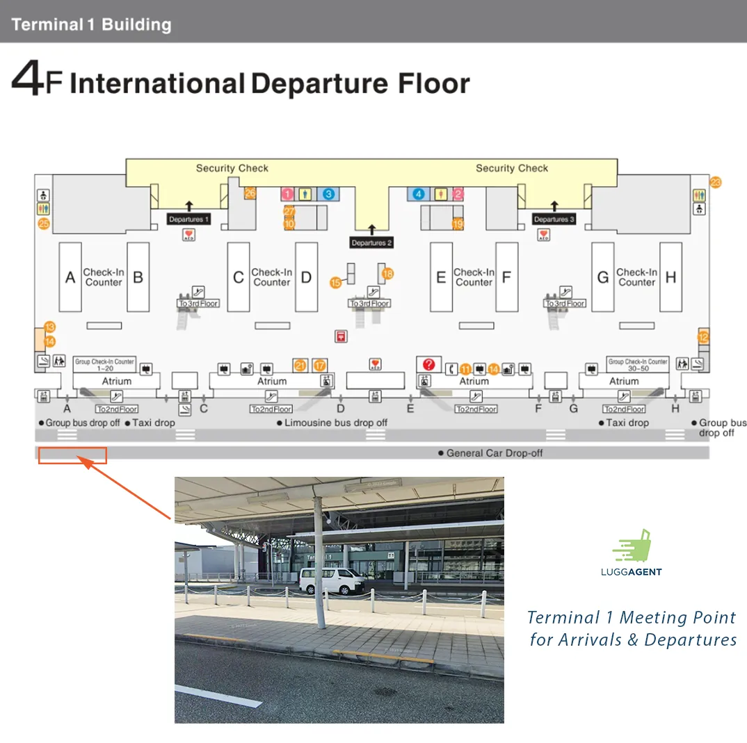 Flughafen Kansai: Treffpunkt, Foto 1